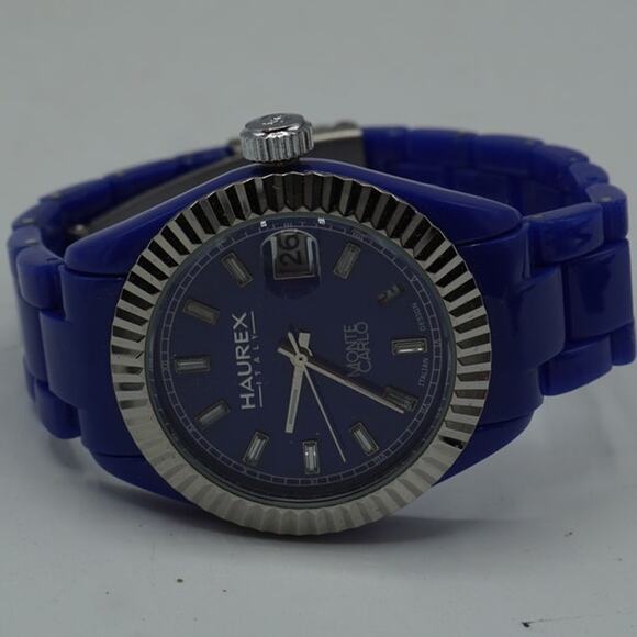 Haurex Italy Women's Monte Carlo Double Crystal Bezel Ring Watch - Picture 5 of 6